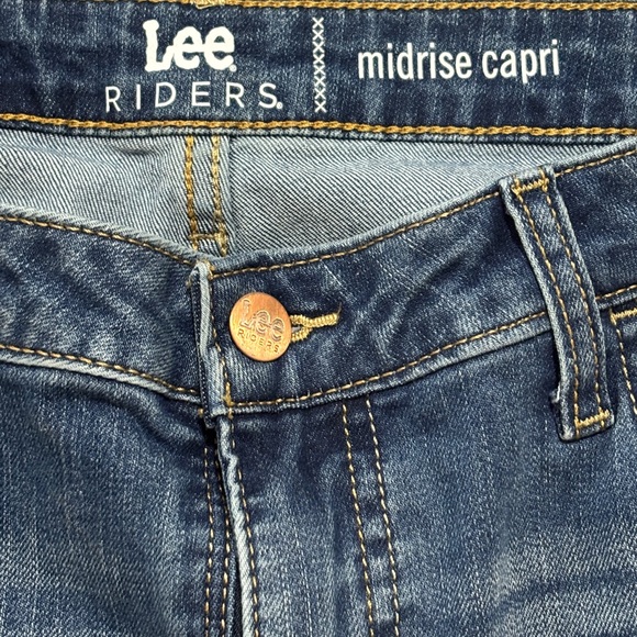 Lee Riders Mid Rise Capri Size 16M - Picture 6 of 8